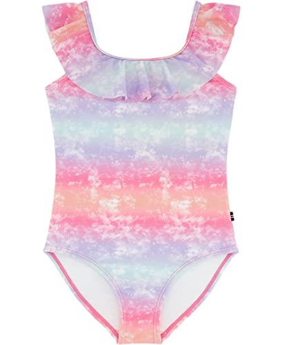 Nautica Girls' One-Piece Swimsuit with UPF 50+ Sun Protection, Quick Drying Bathing Suit