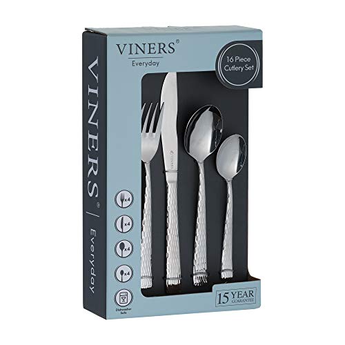 Viners Everyday Glisten 16 Piece 18/0 Silver Stainless Steel Cutlery Set (Packaging May Vary) - Image 4