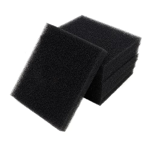 Alegi Aquarium Bio Sponge Fitler Media, 6.28 X 5.5 X 0.78 Inch Fish Tank Filter Cartridge Filter Foam Pad Inserts For Ml350 (6 Pack) #TOP2