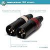 enoaudio Mogami 2534 Quad Pair (L,R) Cable | Neutrik XLR female – XLR male | HiFi - 1.0 m #1