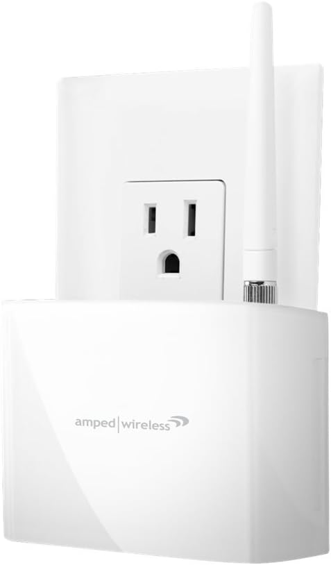 Amped Wireless High Power 600mW Compact Wi-Fi Range Extender (REC10)