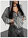 Milumia Women's Y2k Gothic Graphic Hoodie Zipper Long Sleeve Oversized Hooded Sweatshirts Grey Large