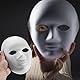 Vwoqiy 10 Stück DIY Weiße Papier Maske, Maskerade-Masken Zellstoff Blank zum Bemalen, Überstreichbare Papiermasken für Karneval, Cosplay, Halloween Party