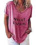 Die Oversize T-Shirt sind einfach, Perfekt zu Jeans, Skirt, Shorts, Leggins