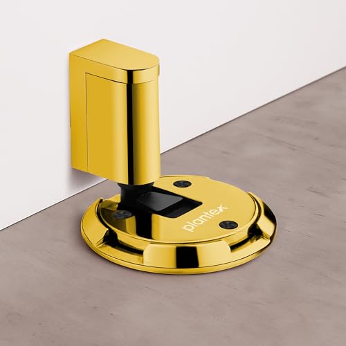 Image of Plantex Door Stopper for Home /Floor Mounted Door Stoppers /Stopper for Hotel /Office /Stops for Door -Pack of 1 (PVD Gold)