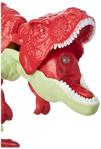 Image of Niku Roaring & Head Swinging Dinosaur Toy for Kids with LED Light in Mouth & Realistic Actions Like - Rotating & Swinging Head and Tail, Movable Joints - Multicolor