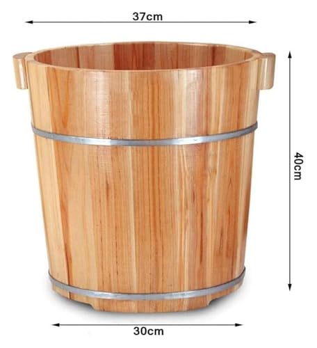 Tina de Pies de Madera Maciza para Masajes y Pedicura miniatura 2