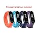 RIJER 4Pack Compatible with Xiaomi Mi Band 3 Mi 4 Bracelet, Silicon Sport Replacement Strap Wristband Accessories Colorful Compatible with Mi Band 3 Accessories