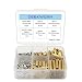 Geekworm Raspberry Pi Installation Tool 124 Pcs/Lot M2.5 Series Hex Brass Spacer/Standoff + Nuts + Screws w/Storage Case Raspberry Pi 4/3 Model B+(Plus) / 3B / Zero W Accessories Kit