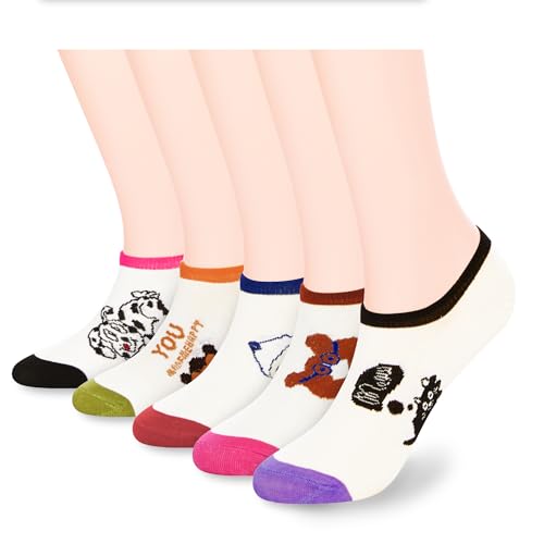 Image of Violet Mist Women's No Show Socks - Low Cut, Invisible, Non Slip Footies - Flat Boat Socks