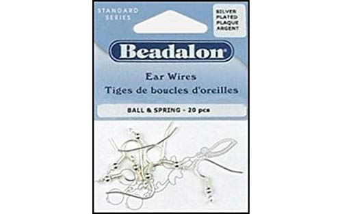 Ear Wires Beadalon évitent la perte de vos pendentifs grâce au système de bille et ressort