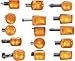 K&S Dot Turn Signals, For Hondasvtx-1800C2/C3,Vtx-