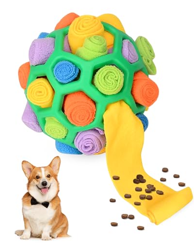 Pelota de olfateo para Perros, Juguete Interactivo para Perros, B...