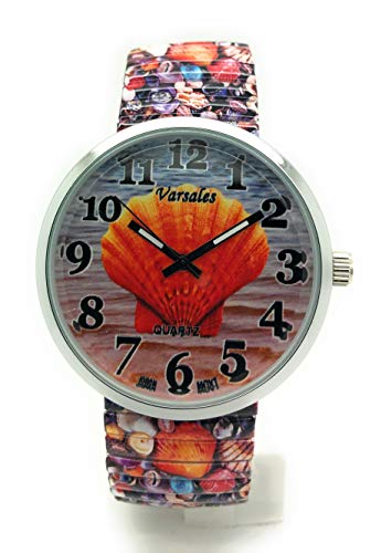 Montre femme Varsales analogique à quartz montre originale à motif marin étanche