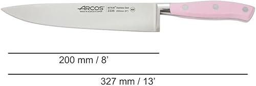 Miniatura 2 de Arcos Juego de cuchillos de cocina profesionales forjados. 3 Cuchillos de cocina para cortar y pelar alimentos. Mango ergonómico de polioximetileno.