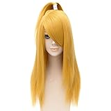 Akatsuki Deidara Blonde Golden Yellow Cosplay Wig Costume Party Heat Resistant