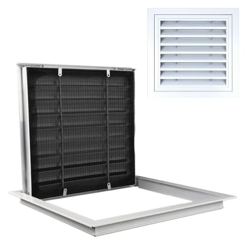 Panel de acceso metálico 30x35cm con persianas de ventilación 2