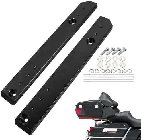 Hutexico Harley Tour Pack Relocator Kit - Adjustable 1-3 Inch Trunk Extender For Touring Bikes (2014-Up) - View #3