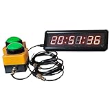 Temporizador digital LED, reloj despertador de cuenta regresiva para gimnasio, carreras de velocidad y competiciones de debate