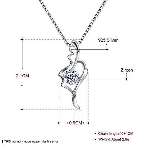 Collier en argent S925 sterling creux et bijou haute qualité chic - 5