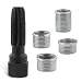 ABN Spark Plug Thread Repair Kit, 14mm Reamer Cylinder Thread Repair Tool & Thread Insert - Spark Plug Rethreader Kit