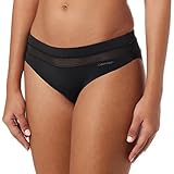 Calvin Klein Damen Slip Bikini Form mit Stretch, Schwarz (Black), XL