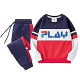 Boys Track Suit Toddler Sweatsuit Kids Tracksuit Boys Activewear Jogger Sweat Suits Sets Active Swea
