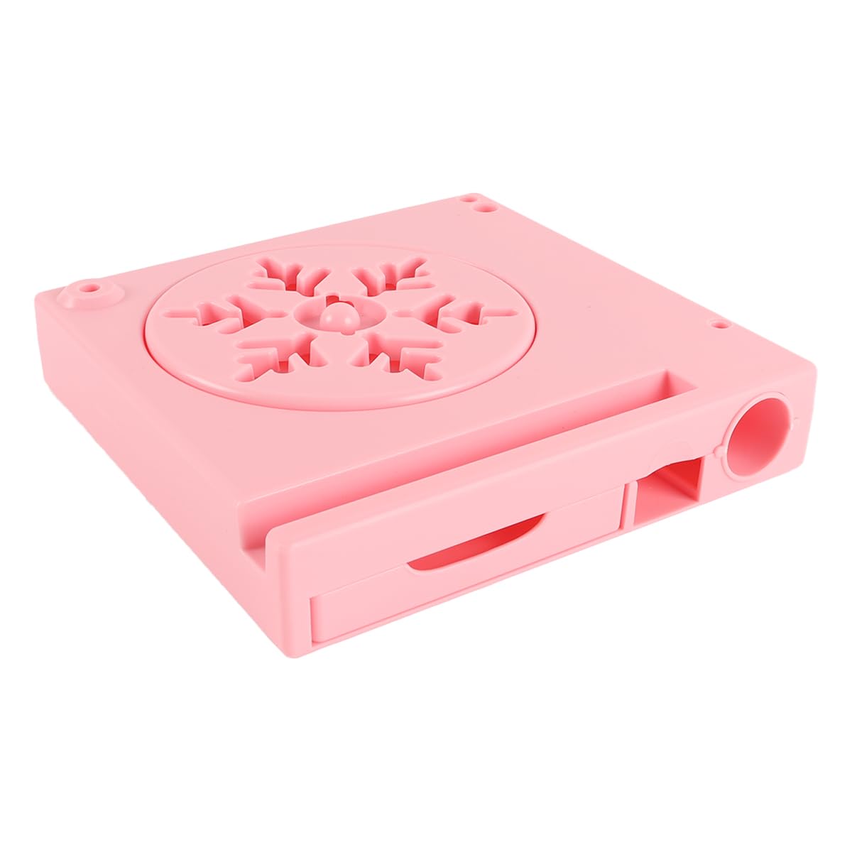 Riven Contenitore multifunzione per bobine di filato, contenitore per uncinetti, forbici, supporto per uncinetto rimovibile, organizer per lavori di bricolage, ideale come regalo (rosa)