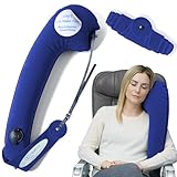 Travelrest - Almohada Esencial de Viaje Todo en uno - Soporte Corporal para Dormir en Viajes, Compacto y cómodo, Duradero y Lavable, Accesorio de Viaje para vuelos Largos y Viajes por Carretera.