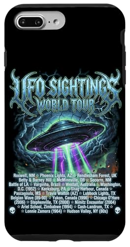 ���B���e�[�WUFO Sightings ���[���h�c�A�[ �N�[�����b�N �w�r�[���^�� �X�}�z�P�[�X iPhone 7 Plus/8 Plus �p