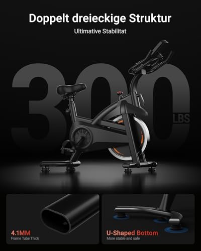 Recumbent Exercise Bike with Pulse Monitor