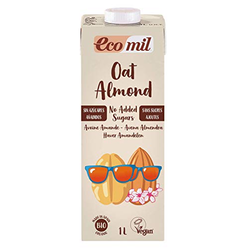 Nutriops ECOMIL Oat-Almond NO Added SUGARS Bio 1 L, padrão, único