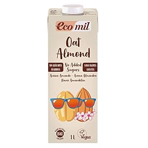NUTRIOPS ECOMIL Oat-Almond No Added Sugars Bio 1 l, standaard, uniek