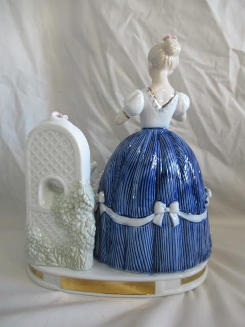 Amazon | LACE DOLL 時計付き陶器人形 テーケー名古屋人形製陶 TK