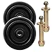 2 Pack Deck Wheels Replace OEM Part Numbers: Kubota K5371-42110,3005118, 72-036