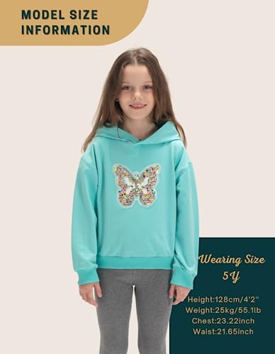 Image of WELAKEN Sweatshirts for Girls Toddler & Kids II Little Girl's Pullover Tops Sweaters & Hoodies