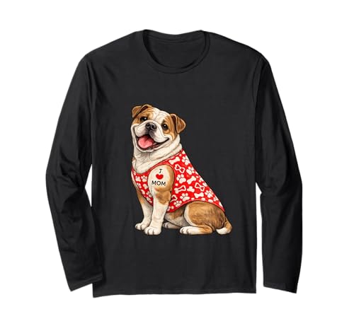 English Bulldog Mom I Love Mom �^�g�D�[ ���D�� �u���h�b�O �}�} ����T�V���c