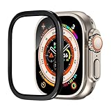 AEHON Protection d'écran en verre trempé pour Apple Watch Ultra 2 49 mm, anti-rayures HD, film complet en métal pour iWatch Ultra 49 mm, accessoire (noir) AEHON Protection d'écran en verre trempé pour Apple Watch Ultra 2 49 mm, anti-rayures HD, film complet en métal pour iWatch Ultra 49 mm, accessoire (noir)