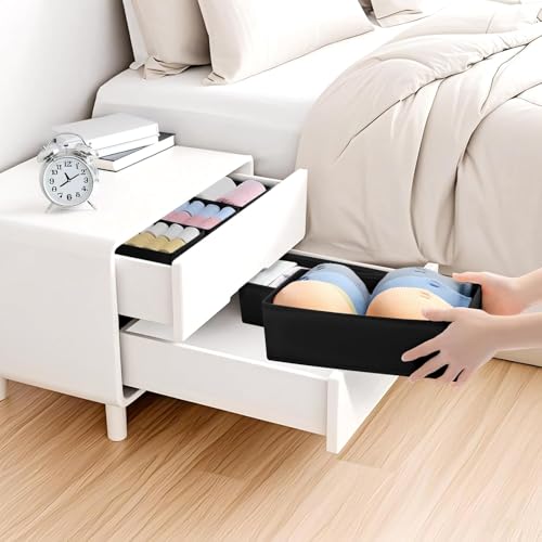 Homsorout Schubladen Organizer Kleidung Baby - 8er Set Ordnungssystem Kleiderschrank Stoff Unterwäsche Aufbewahrung Drawer Organizer… – Ansicht 4