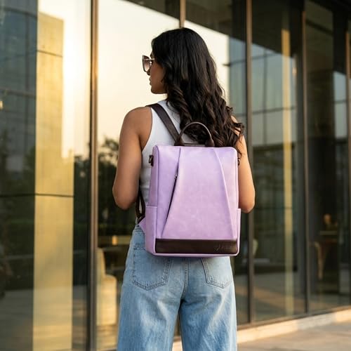 Image of VISMIINTREND Backpack Bags for Women | Rakhi Gift for Sister | Vegan Leather Laptop Bag for Women Office, Backpack for College, Daily Travel Bagpack - Rakshabandhan Gift For Sister