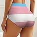 TAIZIYEAH Transgender Pride Flag Women's High Waist Underwear Casual for Women Spring Summer Party Clothes L
