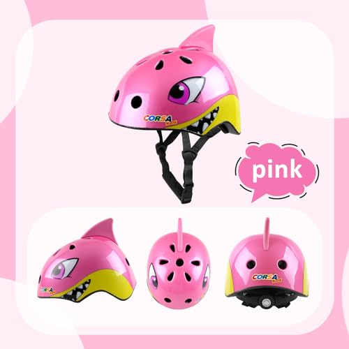 Image of Toddler Kids Bike Helmet, Adjustable and Multi-Sport, 3 Sizes for Ages 1-2-3-5-8-14 Years Child Infant Boys Girls