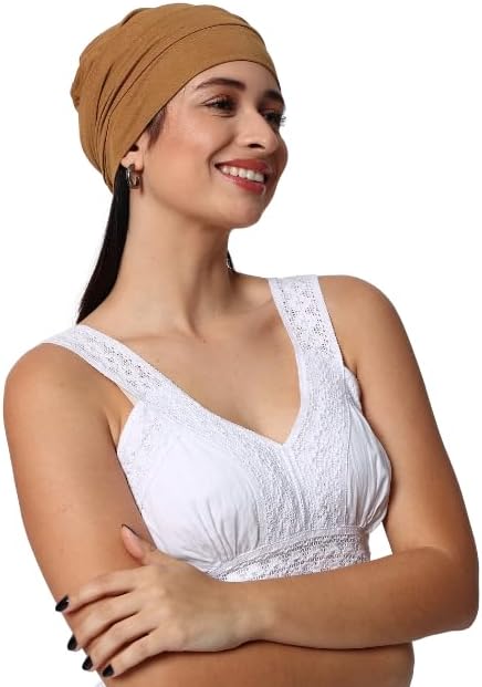 Chemo Silky Soft Slouchy Snood Bamboo Cap Beanie for Women Cancer Hair Loss Turban Hat Chemo Headwear Women