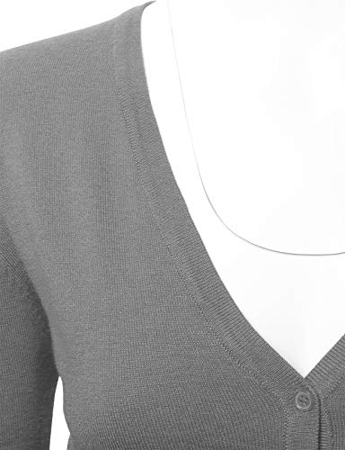 Image of Allsense Women's Long-Sleeve V-Neck Cardigan Sweater | Button Down, Lightweight Soft Knit