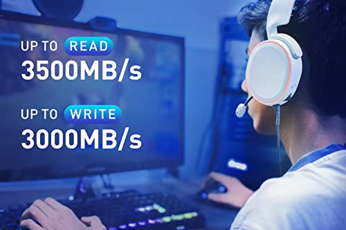 NM620 SSD 1TB, M.2 2280 PCIe Gen3x4 NVMe 1.4 SSD Interno, Fino a 3500MB/s in Lettura, 3000 MB/s in Scrittura, Disco a Stato Solido per Amanti del PC e dei Videogiochi (LNM620X001T-RNNNG) - Hdd - Immagine 1