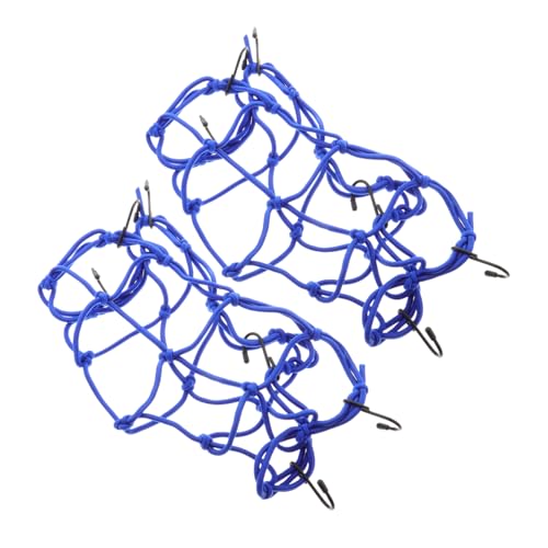 Hemoton Motorcycle Gear Net 2 Pack Bike Luggage Rack Cover Universal Cargo Sling Net for Bikes Motorcycles