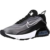 Nike Womens Air Max 2090 Running Trainers CK2612 Sneakers Shoes (UK 4.5 US 7 EU 38.5, Black White Silver 002)