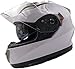 Produktbild NATHUT Motorradhelm Integralhelm mit Sonnenblende - Motorrad Helm - ECE (XL 60-62cm, weiß)