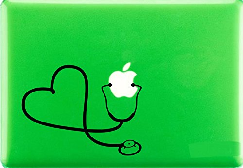 Stethoscope Macbook Decal Sticker Skin Laptop 6.1" High X 6.2 Wide #TOP3
