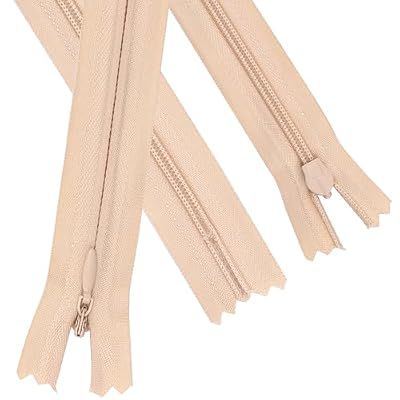 YAKA 20pcs Lvory Nylon Invisible Zippers Tailor Sewing Tools Garment Accessories 6 inch Invisible Zippers